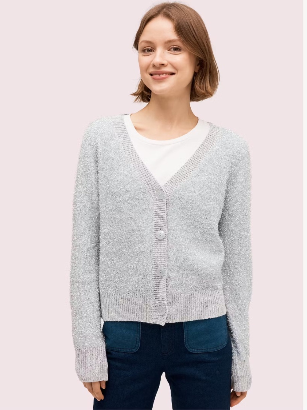 NWOT Kate Spade Sparkle Cardigan Sweater - size S